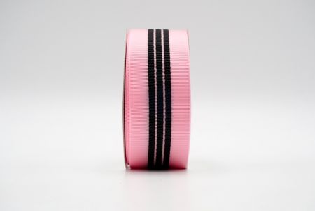 Розовая лента средней жесткости Grosgrain_K1757-2-150